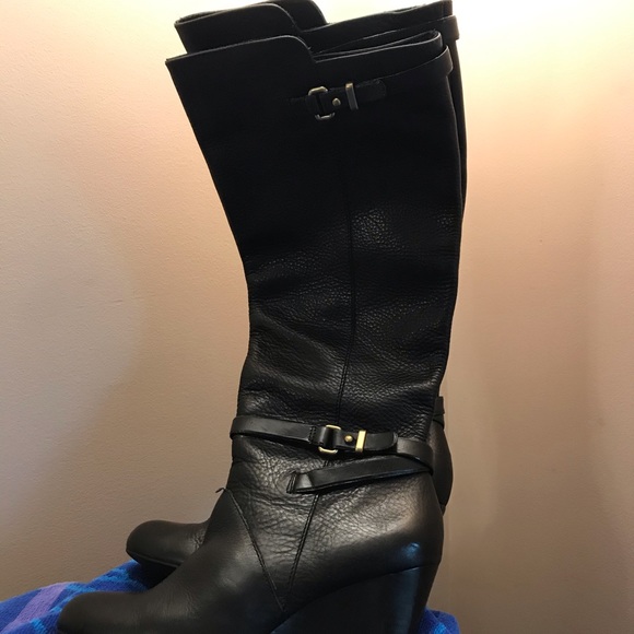 Coach Shoes - Coach leather boots !!!Firm